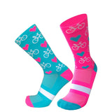LoveToBike Pro Unisex Compression Cycling Socks