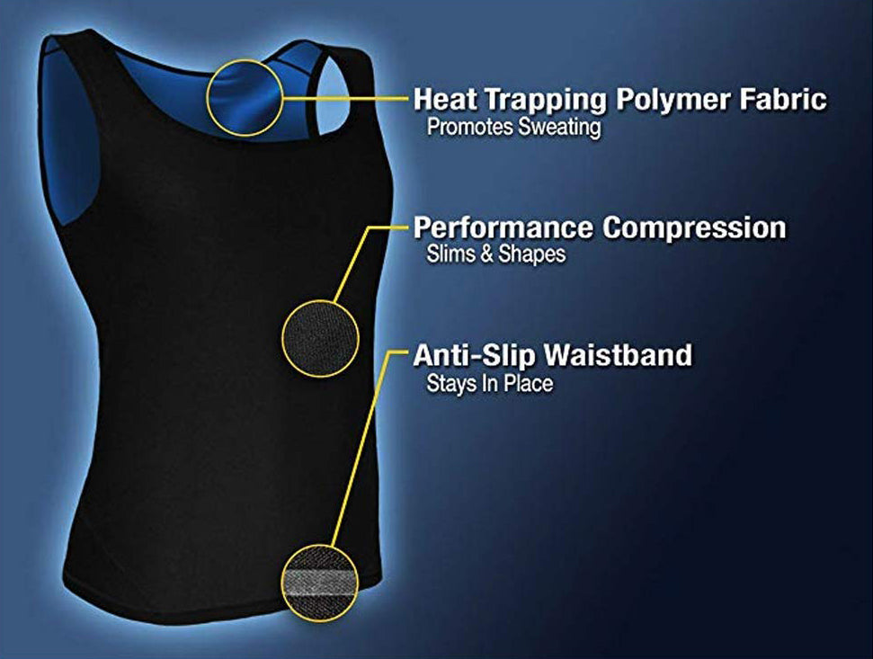  Sweat Sauna Vest For Men Heat Trapping Polymer Vest