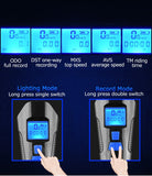 SuperBright Rechargeable Bike Headlight w/ Horn, Speed Meter & LCD Screen