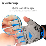 CoolChange Shox! Half Finger Cycling Gloves