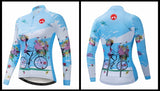 Pastelli Stroll Women's Long Sleeve Pro Team Cycling Jersey