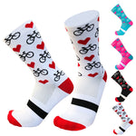 LoveToBike Pro Unisex Compression Cycling Socks