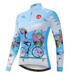 Pastelli Stroll Women's Long Sleeve Pro Team Cycling Jersey