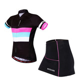 Jenda Women's Cycling Jersey with Mini Skirt Set