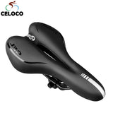 CELOCO DeroAce Shock-Absorbing Bicycle Saddle